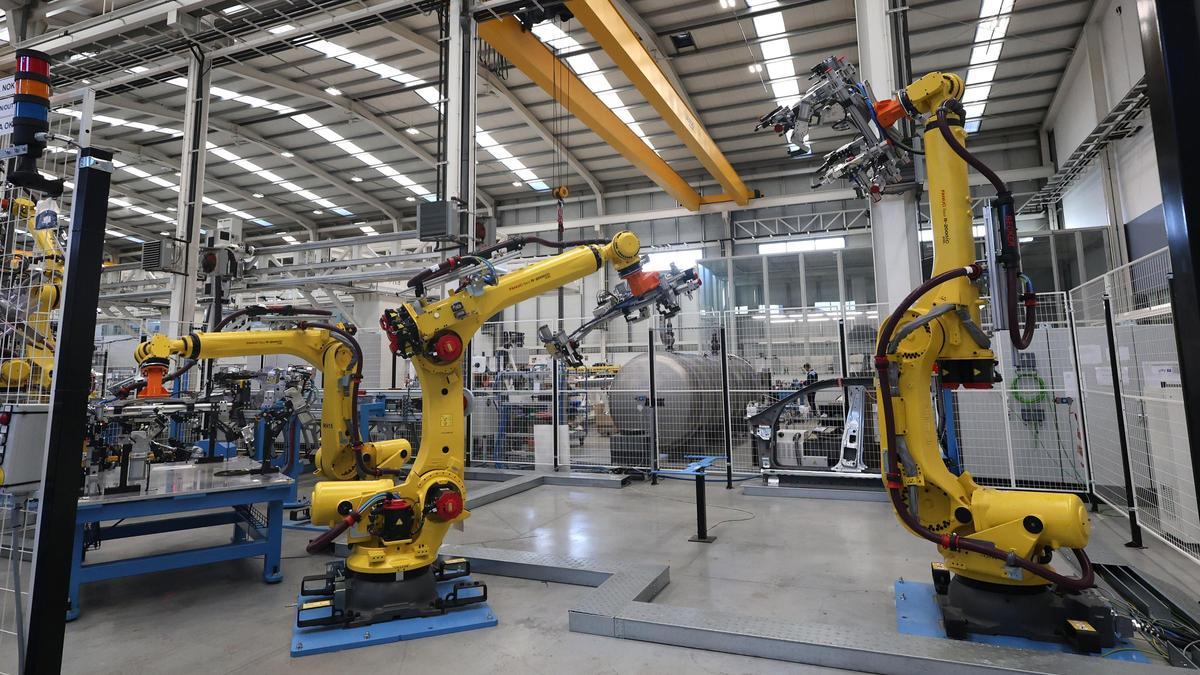 Interior de la planta de Delta Vigo en Valladares