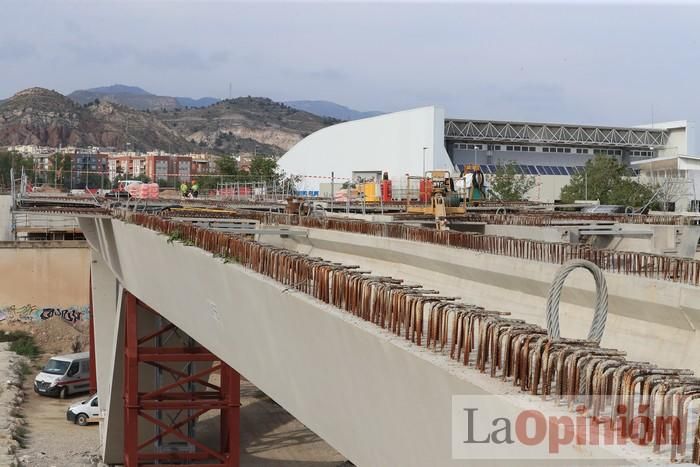 El nuevo puente en Lorca, a punto de terminar