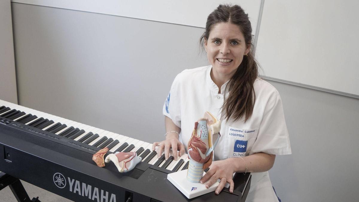 Alexandra Lussaud a la seva consulta