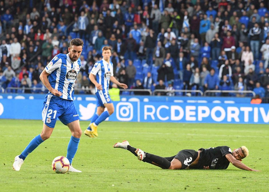 El Málaga CF consigue un trabajado punto en su visita a Riazor que pudo acabar en victoria pero también en derrota