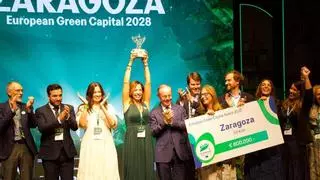 Zaragoza será la capital verde europea en 2028, dos décadas después de la Expo: "Es un día histórico"