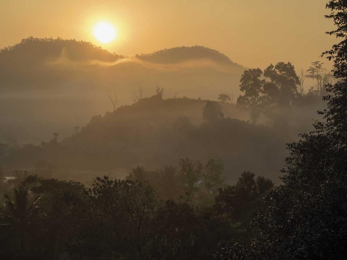 Paisaje en las afueras de Mae Hong Son