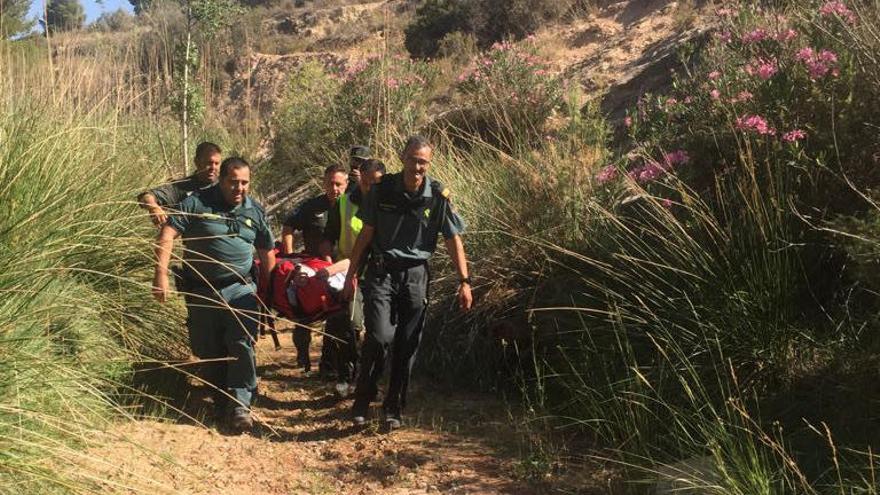 Rescate de la Guardia Civil en Villar del Arzobispo.