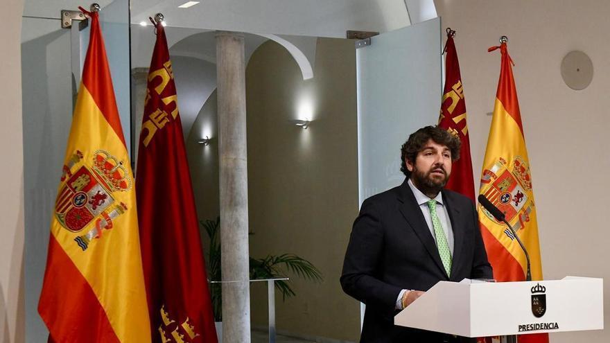 Gobierno a la carrera en la Región de Murcia