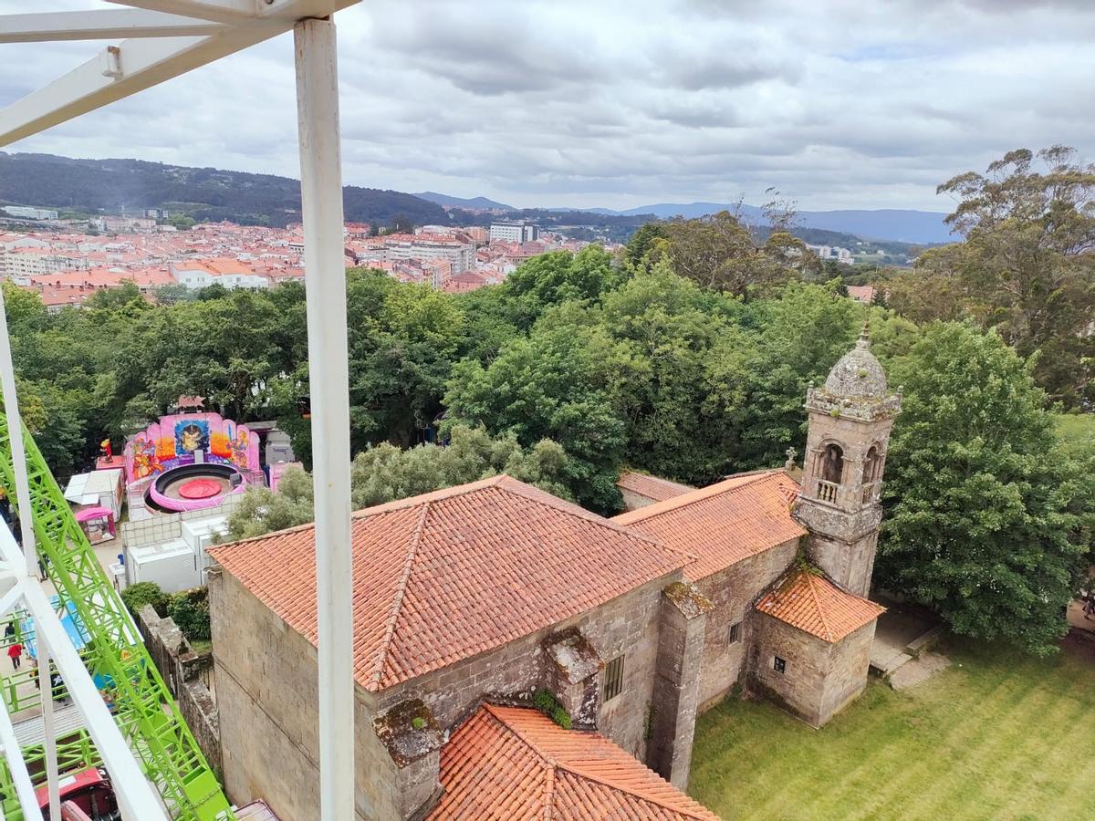 La capilla de Santa Susana, al pie de la noria, desde otra óptica que nunca se puede apreciar.