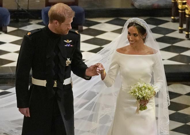 Meghan Markle, con un diseño de Givenchy