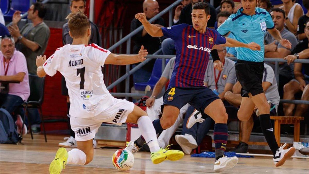 El Barça Lassa seguirá líder una jorana más tras golear al Segovia