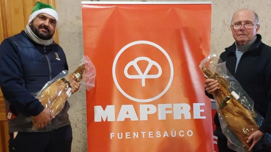 Los ganadores Francisco Javier Pizarro Maderal y Raimundo Matías García. | LOZ