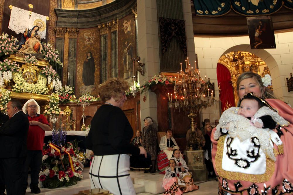 Ofrenda floral a la Virgen de la Caridad de Cartagena