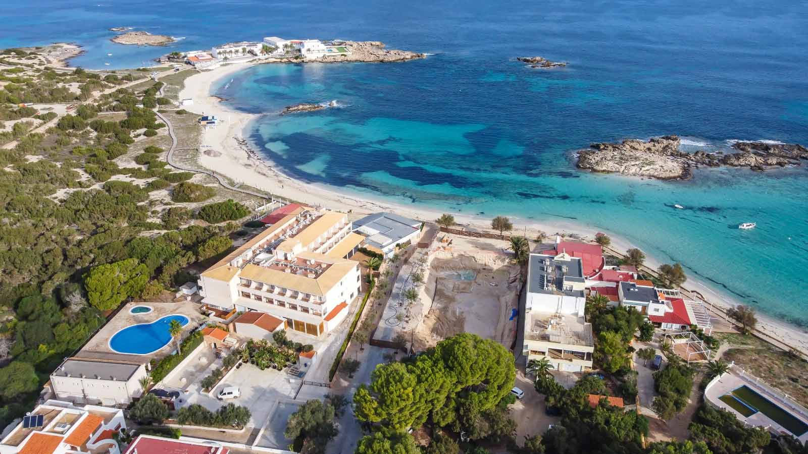 Paralizada la obra de un hotel de lujo en Formentera por incumplir las medidas de seguridad