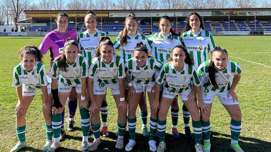 Once inicial del Córdoba CF Femenino en su visita al La Solana.