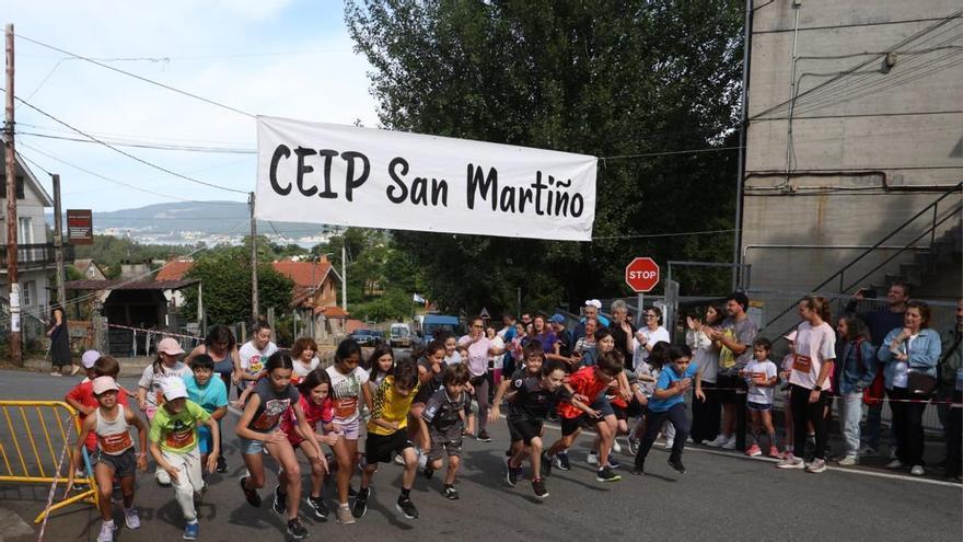 El CEIP San Martiño de Salcedo de Pontevedra se pone en forma a la carrera