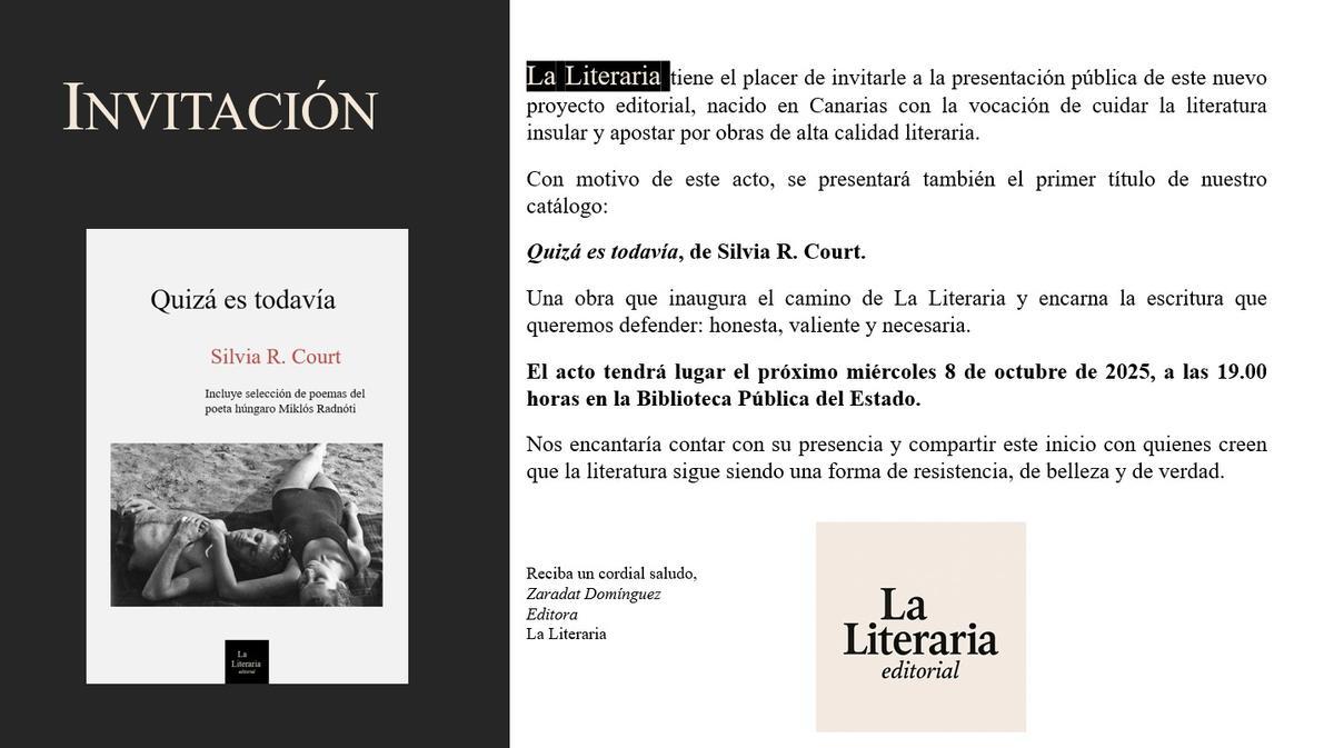 Invitación al acto.