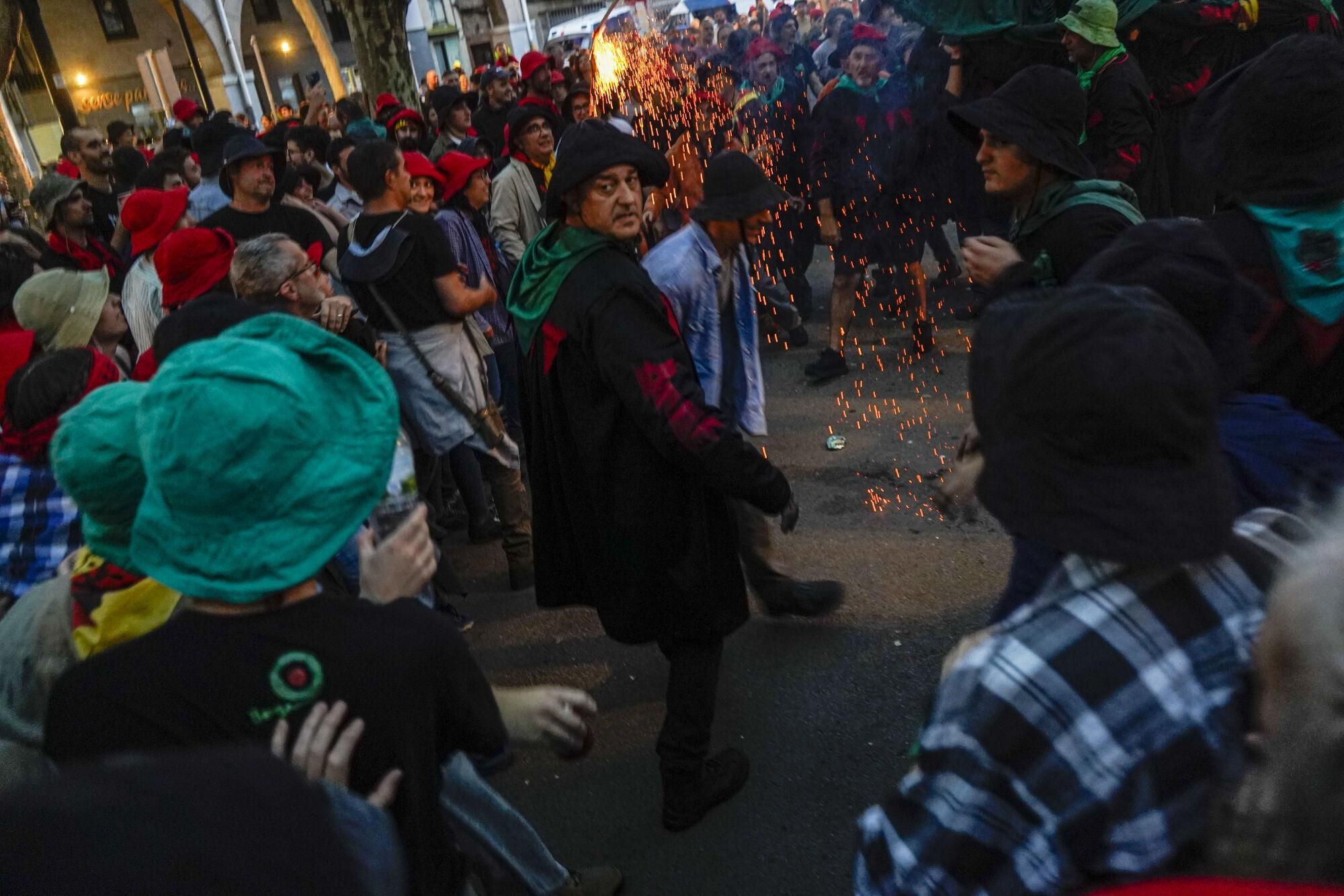 Passacarrers de Patum de dissabte