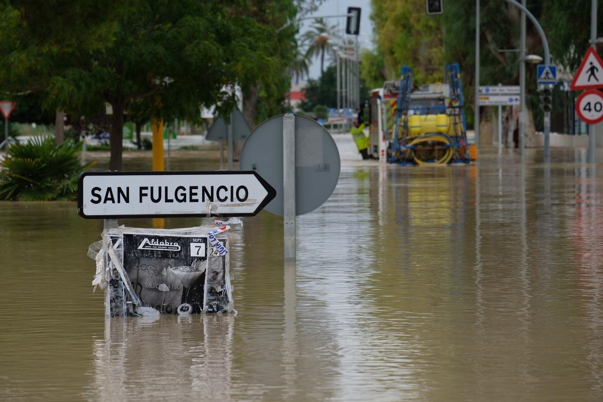 Inundación de San Fulgencio durante la DANA de septiembre de 2019