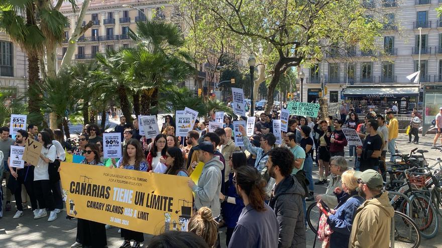 El '20A canario' cuenta con apoyo en Barcelona