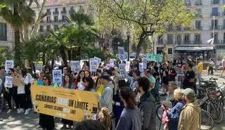 El '20A canario' cuenta con apoyo en Barcelona