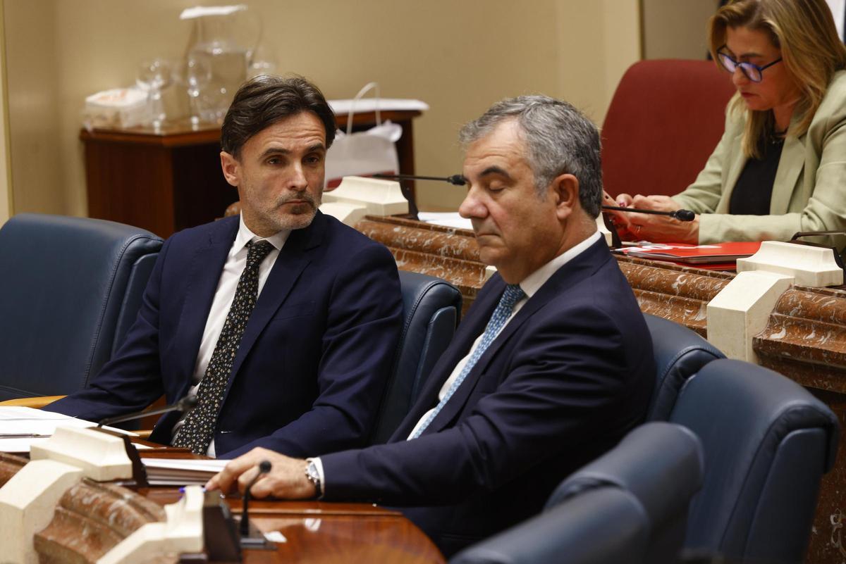 Los consejeros Jorge García Montoro y Juan María Vázquez.