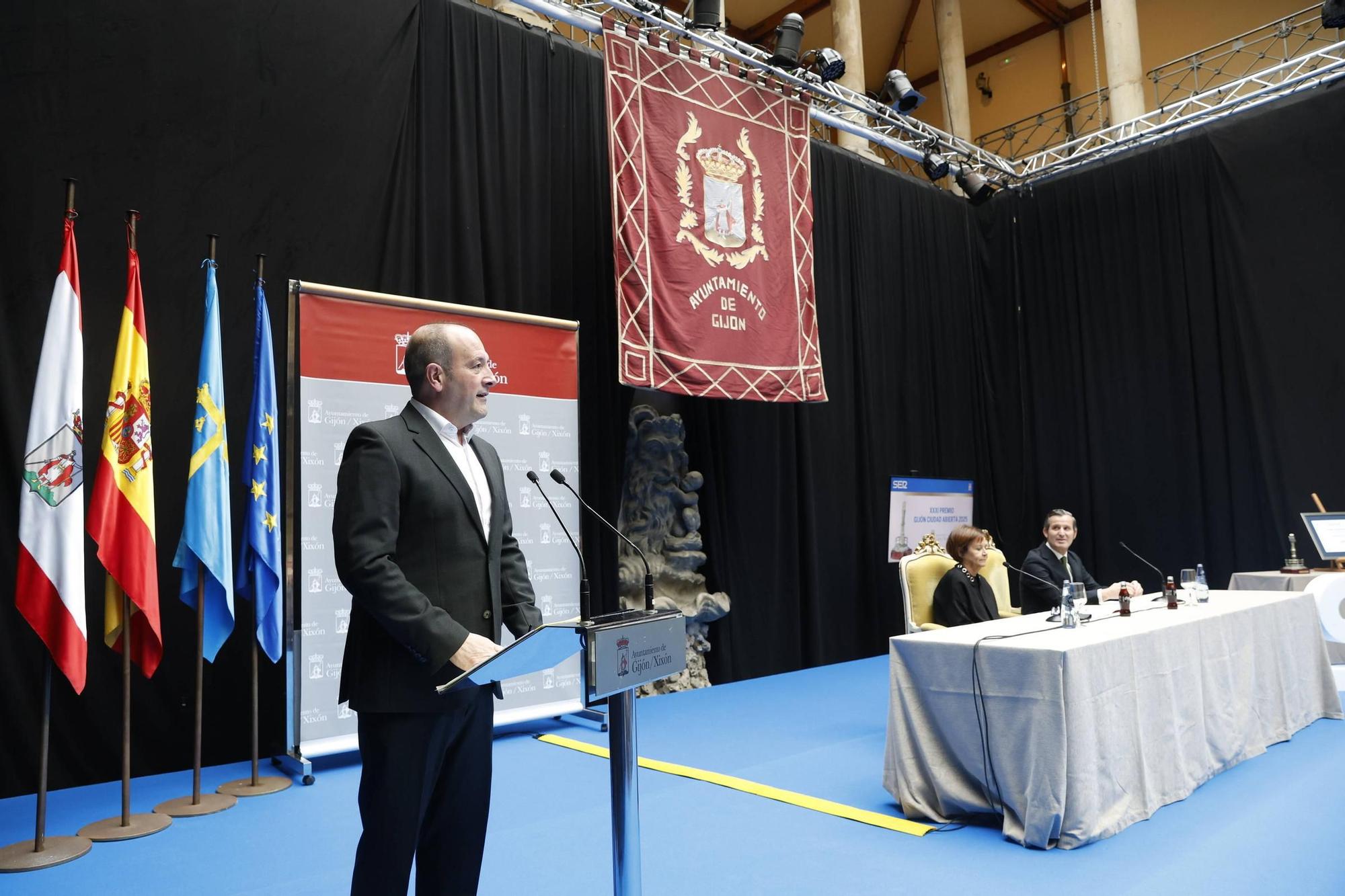 Así fue la entrega del premio Gijón Ciudad Abierta