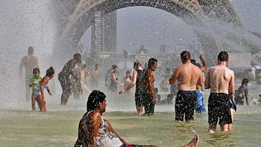 Buscant la fresca a París quan la temperatura supera la del Caire