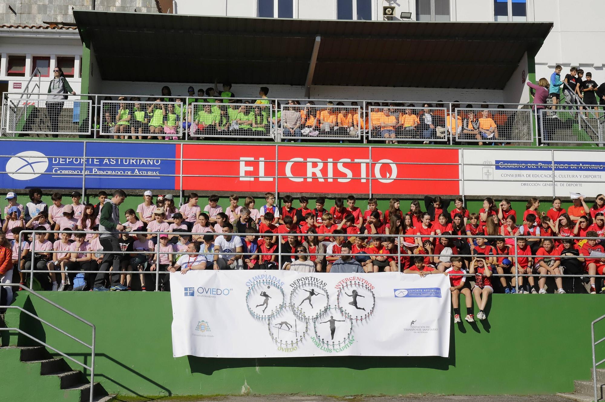 X edición de la olimpiada escolar en las instalaciones deportivas del Cristo, en Oviedo.