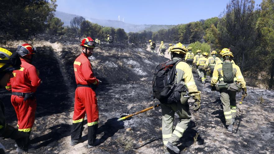 Más de 100 municipios aragoneses en alerta roja por incendios