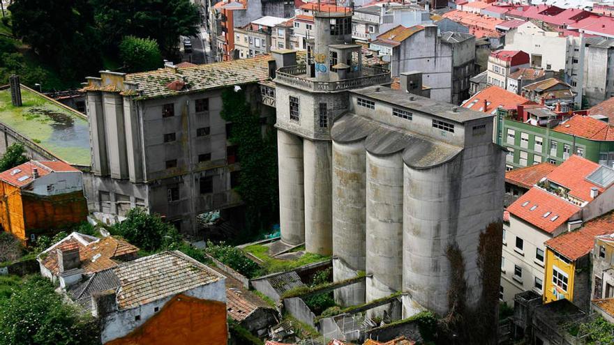 Vista áerea del edificio de La Panificadora de Vigo // J. Lores