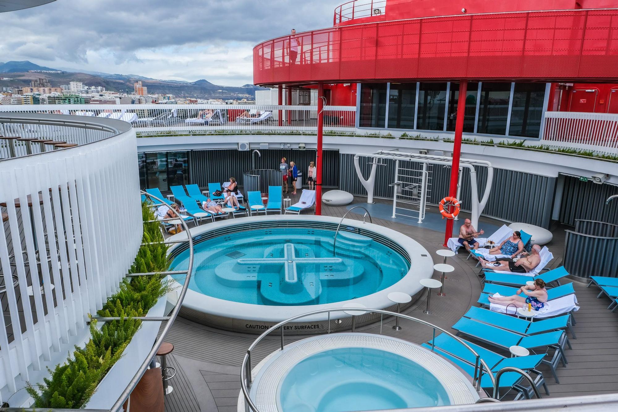 Primera escala en el Puerto de Las Palmas del crucero de lujo 'Valiant Lady'