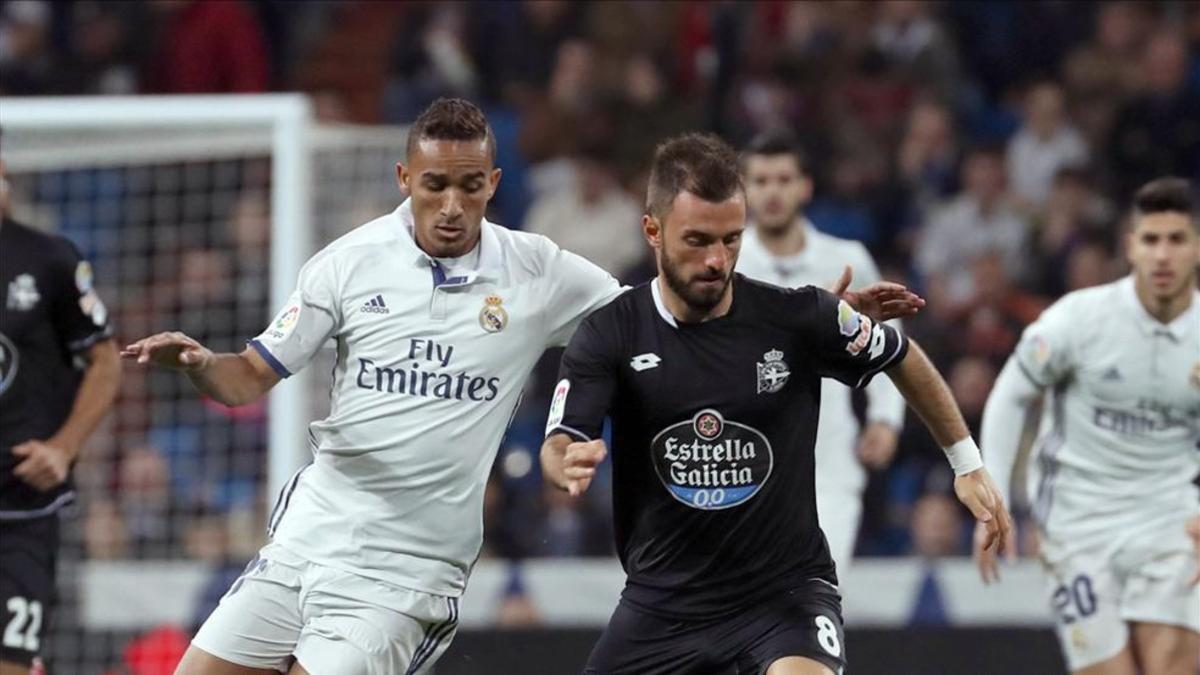 Danilo fue abucheado durante buena parte del partido por las gradas del Bernabéu