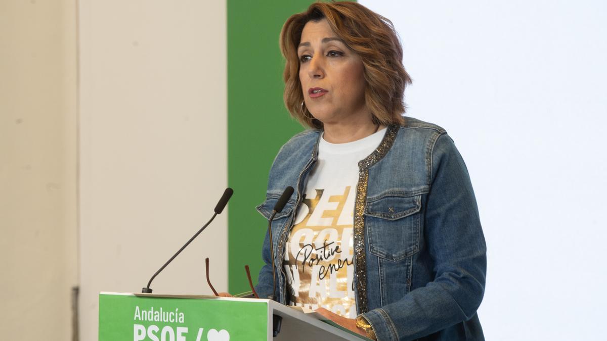 La secretaria general del PSOE-A, Susana Díaz.