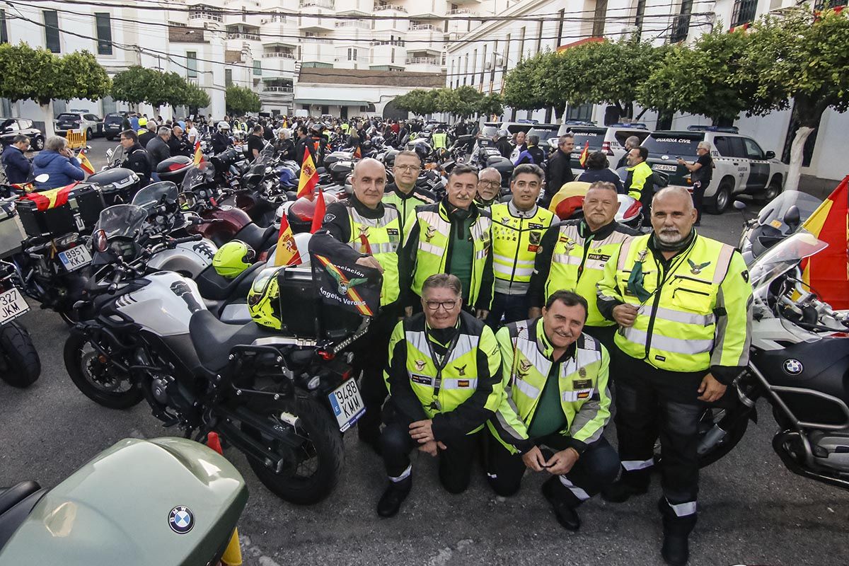 Una ruta motera solidaria por Córdoba pone fin a los actos de la Guardia Civil