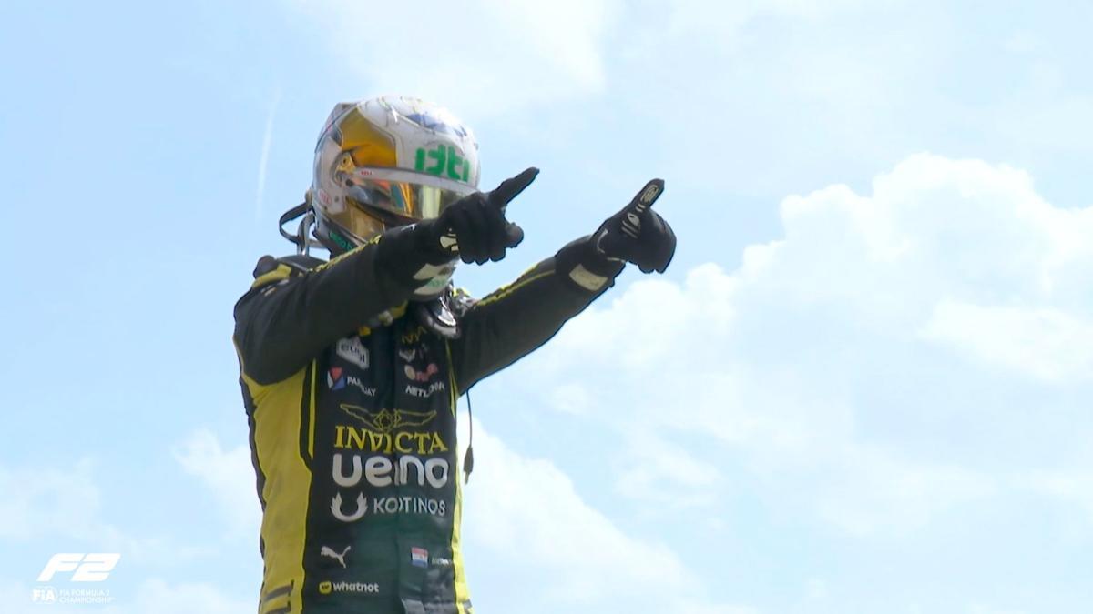 Duerksen celebra su victoria en Spa