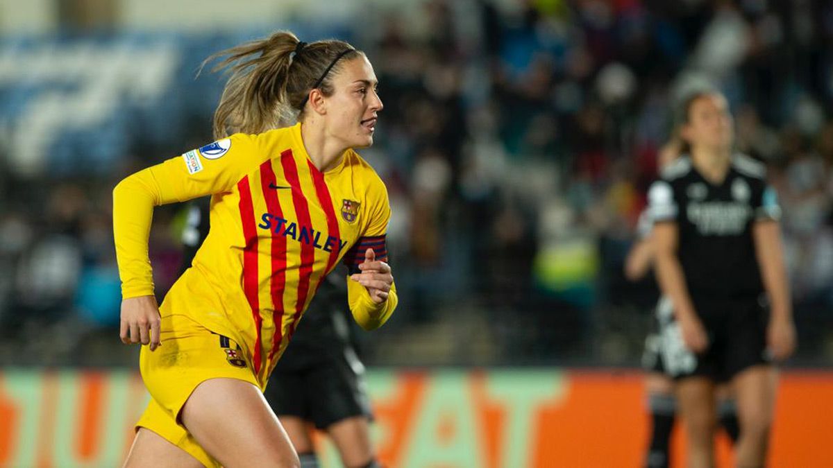 Putellas, durante el partido ante el Real Madrid