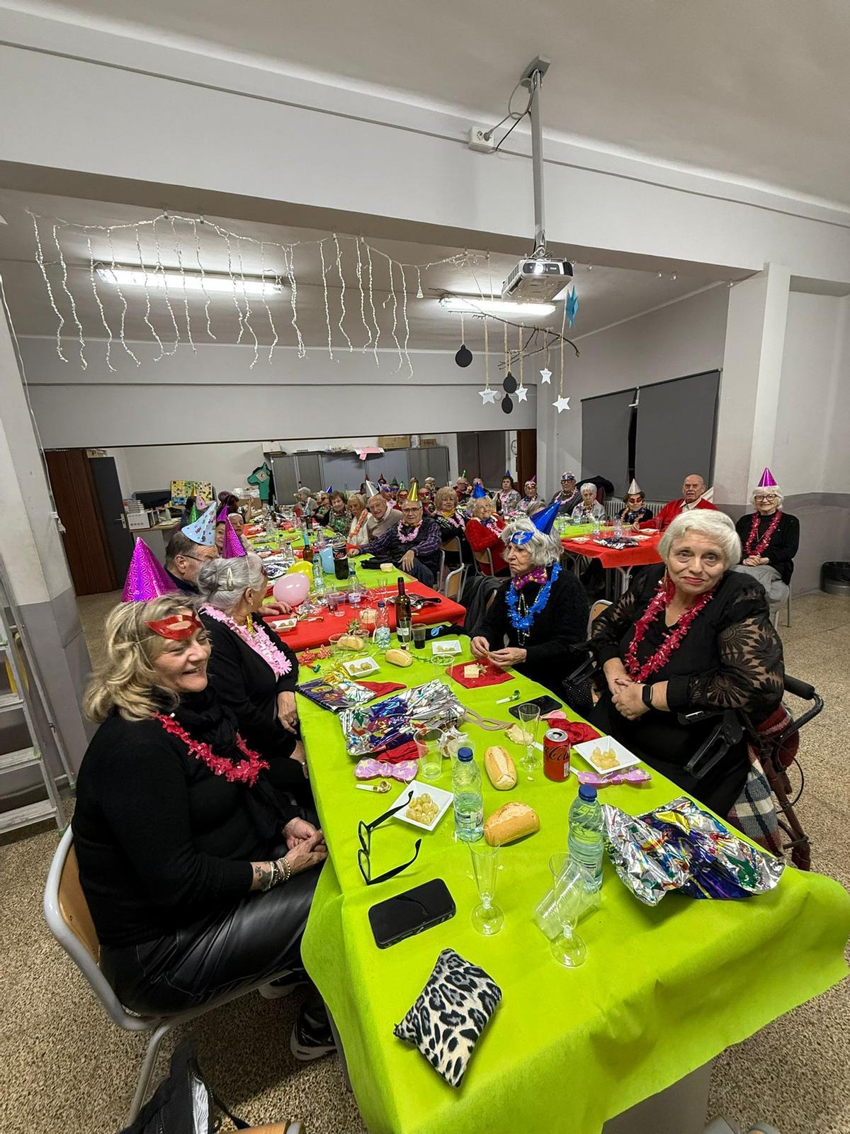 Un moment del Sopar de Cap d'Any en Companyia