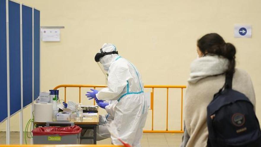 Cribado masivo realizado en la Universidad de Valladolid.