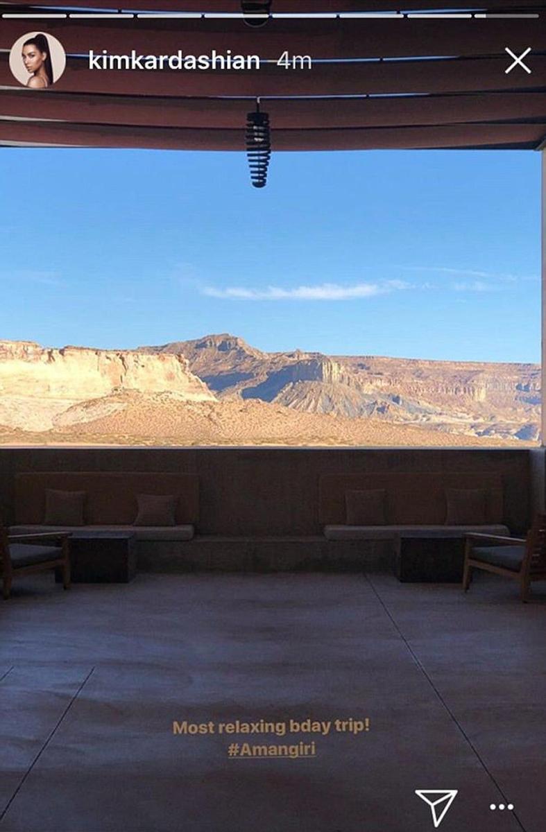 Las vistas desde la habitación que se cogió Kim