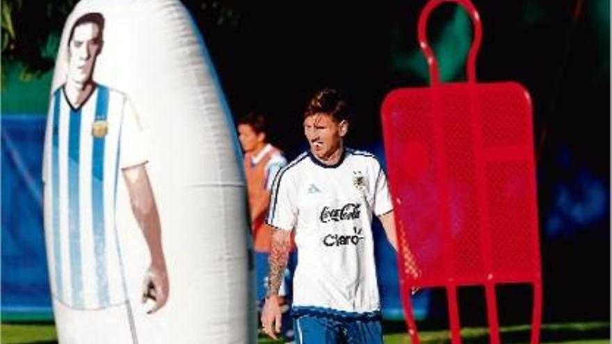 Leo Messi està concentrat amb la selecció argentina per disputar la Copa Amèrica a Xile.