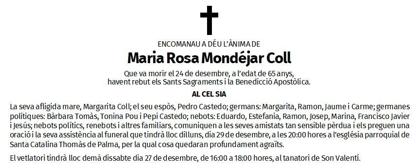 Maria Rosa Mondéjar Coll