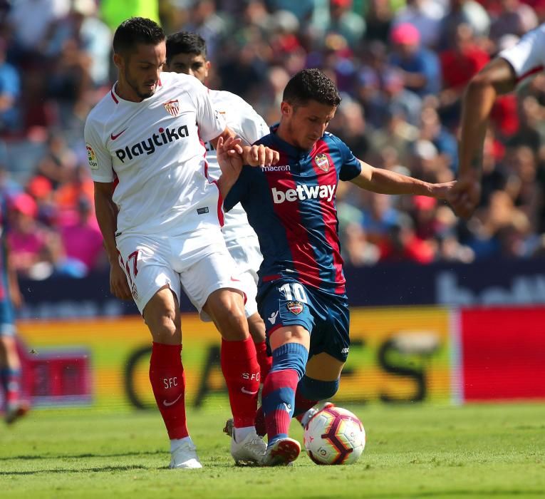 Levante 2-6 Sevilla, en imágenes