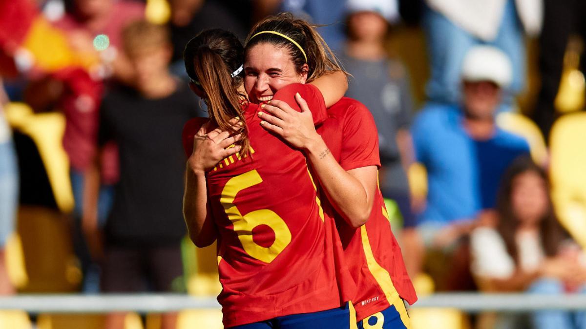 Aitana y Mariona fueron las autoras de los goles de España en su debut olímpico