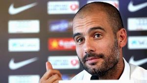 El tècnic blaugrana ha afirmat que els grans jugadors tenen grans personalitats, en referència al davanter suec.
