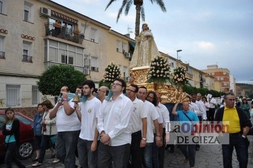 Traslado de la Virgen del Buen Suceso a San Juan Bosco Cieza 2014