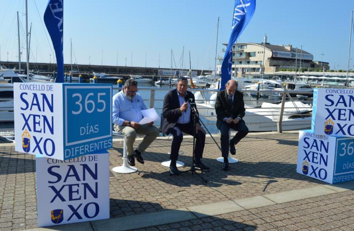 La presentación del evento en Sanxenxo.