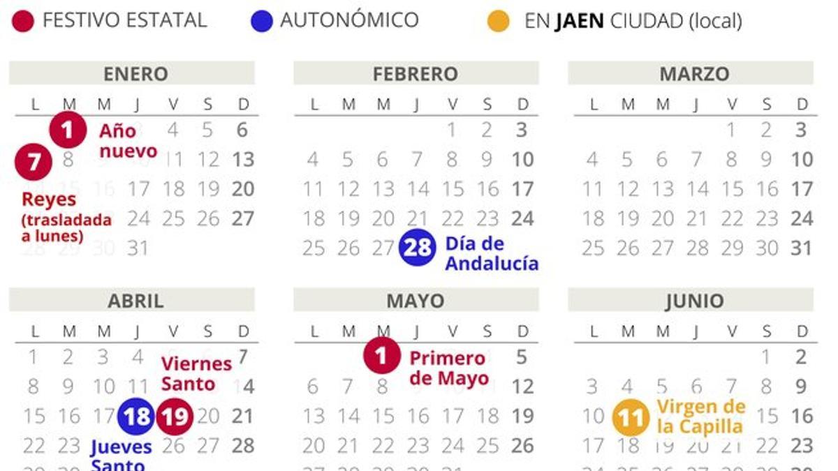 calendario laboral 2019 jaen