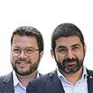 Pere Aragonès y Chakir El Homrani