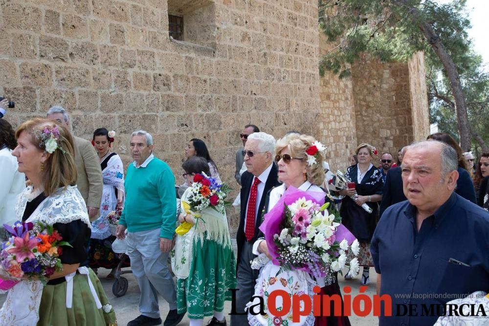 Ofrenda de flores en Caravaca