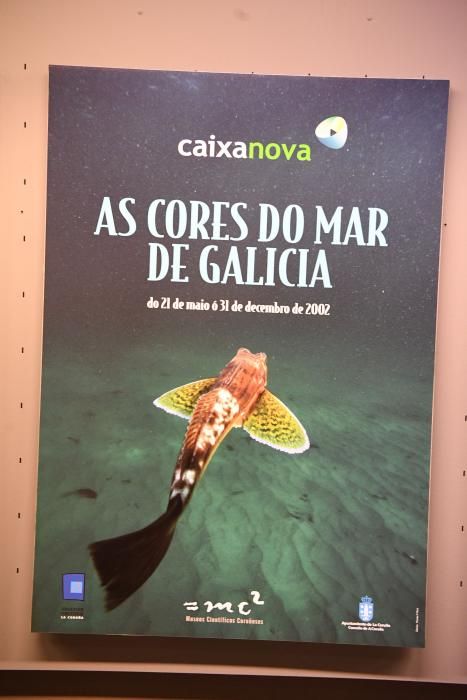 El trabajo gráfico hace un recorrido por el tiempo en el que se pueden ver temas como la sobrepesca o la contaminación por plástico en los océanos.