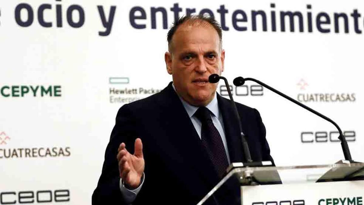 Javier Tebas, presidente de Laliga