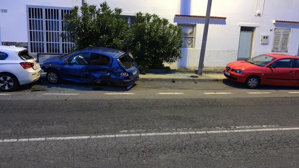 Accidente en Bajamar tras consumir drogas