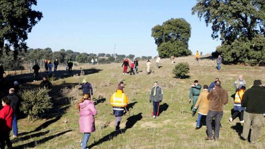 Más de un centenar de vecinos buscan a la joven desaparecida en Boadilla